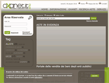 Tablet Screenshot of enti.oxanet.it